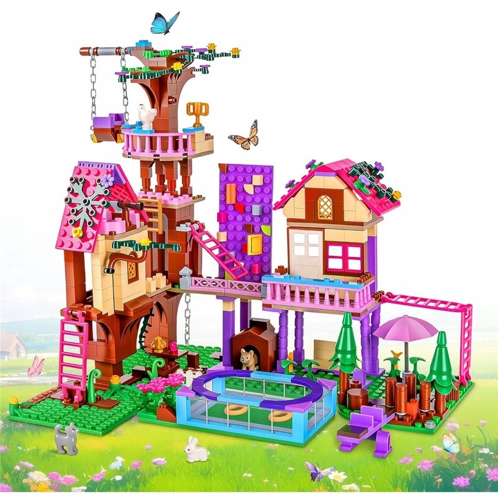 Set de constructie, klocki zaciskowe, multicolor