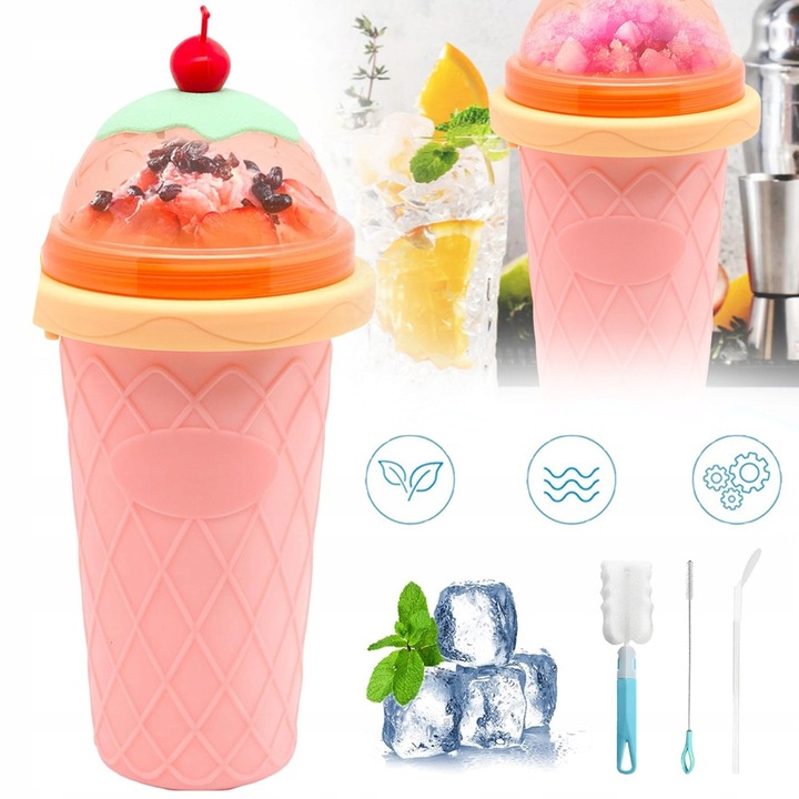 Aparat de preparat desert, MASZYNA DO LODOW, set pentru slushy, multicolor