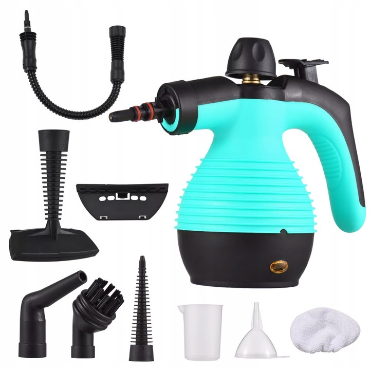 Aparat de curatat cu abur, 1050W, 350ml, albastru/negru