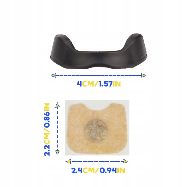 Set dispozitive anti-sforait, 8x clipsuri nazale, 60x benzi nazale, 2x aplicatoare magnetice, culoare bej, dimensiune 22x24mm