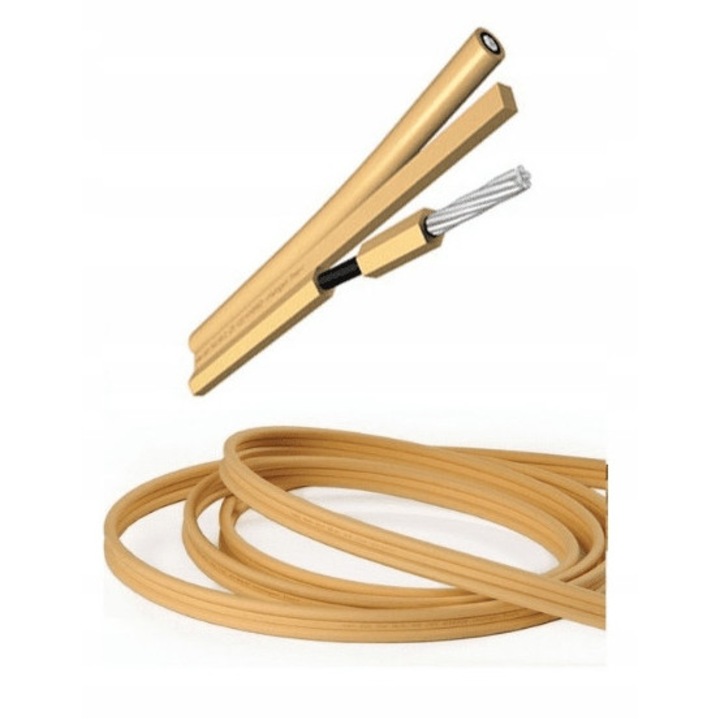 Van den Hul CS-122 Hybrid hangszórókábel, 2x3mm2, krémszínű, 1m