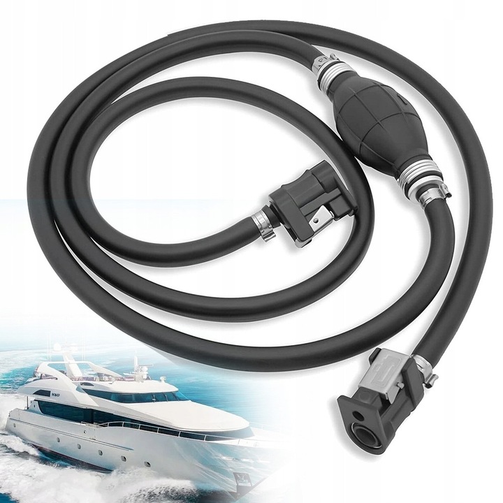 Conducta combustibil, 210cm, 8mm, neagra, set