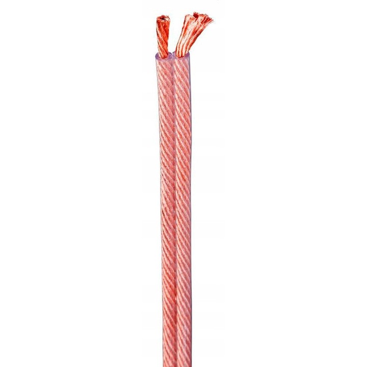 Cabluri difuzor Wilson, 6 mm, cupru OFC, transparent, 1m
