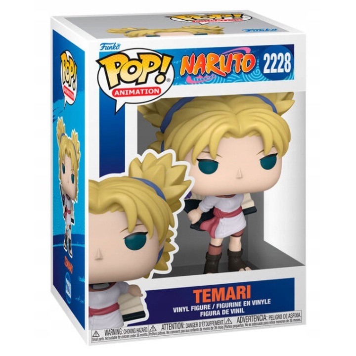 Funko Pop! Temari 2228 Naruto figura, 9,5cm, vinyl, 9x11x16cm, hivatalos termék