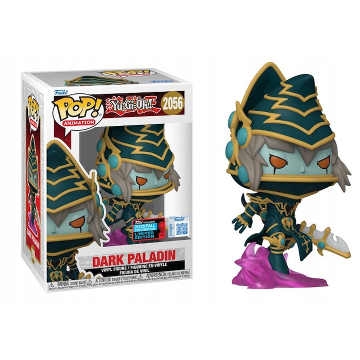 Funko POP! Dark Paladin 2056 Yu-Gi-Oh! figura, 9cm, vinyl, ablakos csomagolásban