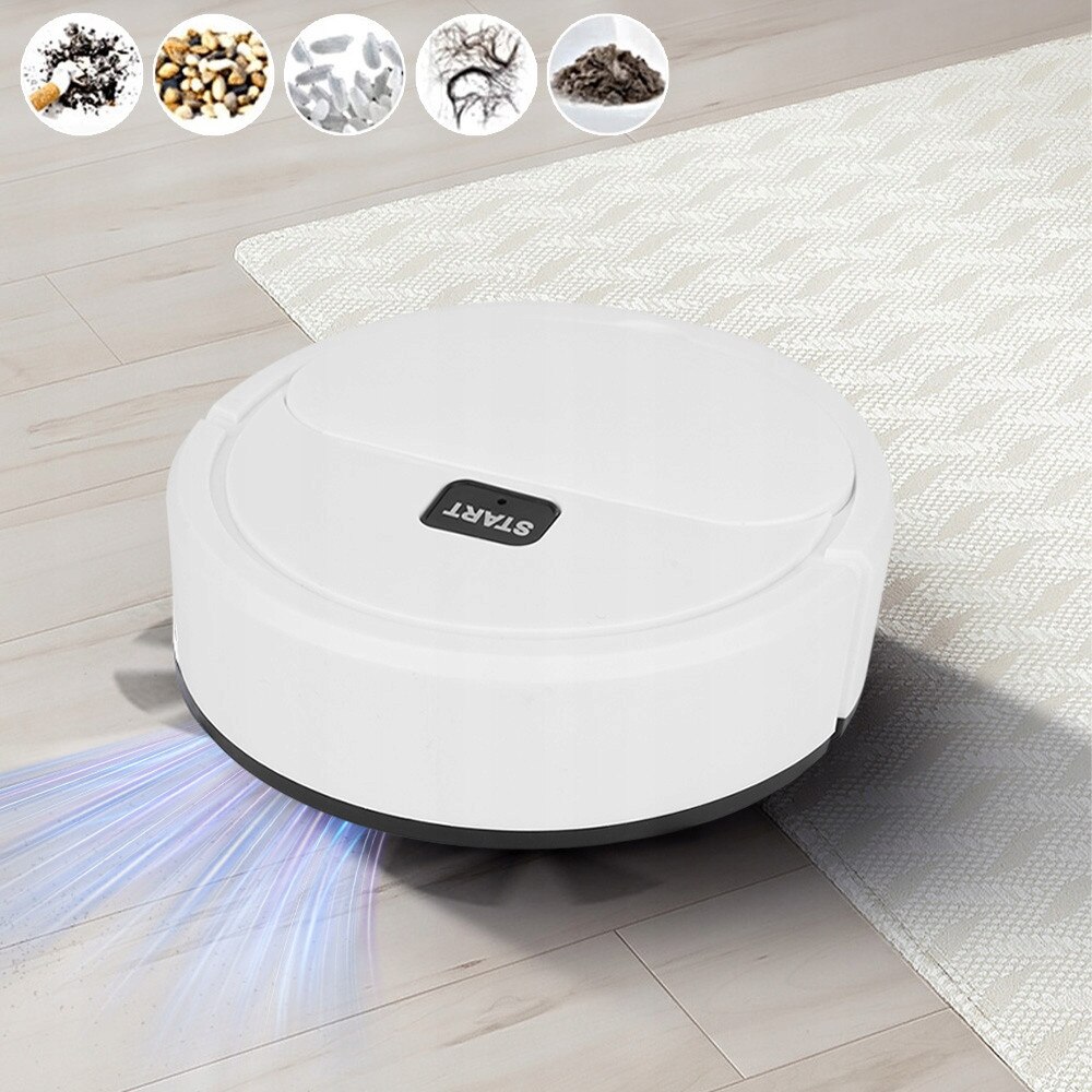 Robot de curatare multifunctional, K16, alb, 16x16x5,4cm, set complet
