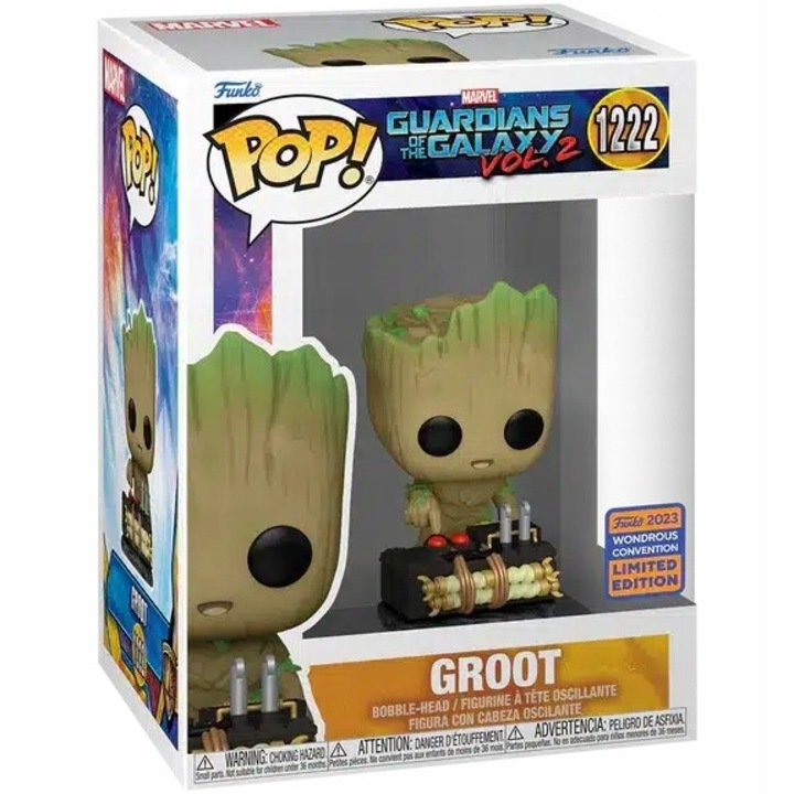 Колекционерска фигурка Funko Pop! Groot 1222 Guardians of the Galaxy vol.2, 2023, винил, 10см