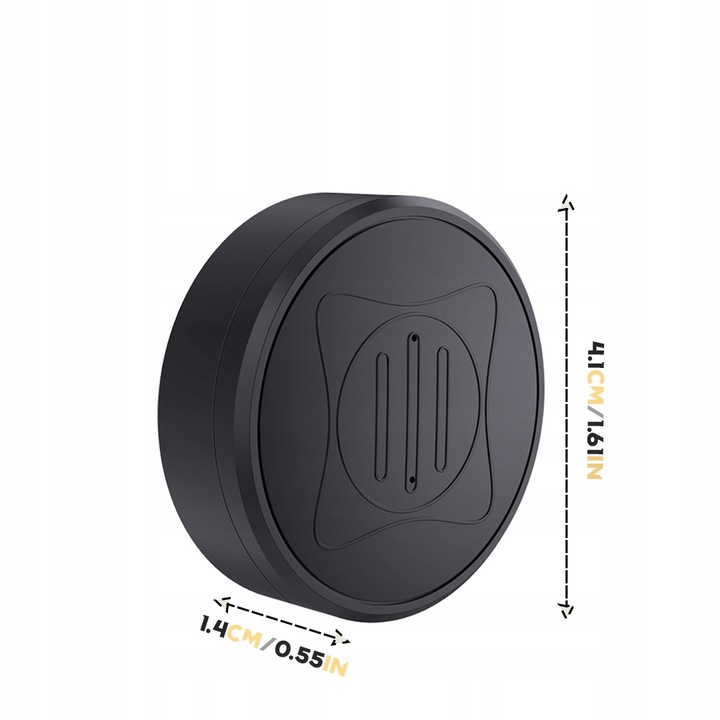 Mini tracker, negru, 4,1x1,4cm, set cu cablu de incarcare si instructiuni