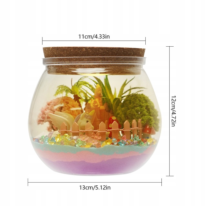Set creativ pentru copii, terrarium, multicolor