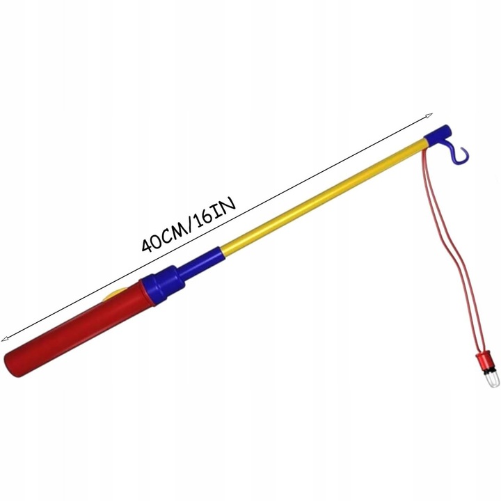 Set 6 bete electrice pentru lampioane, 40cm, multicolor