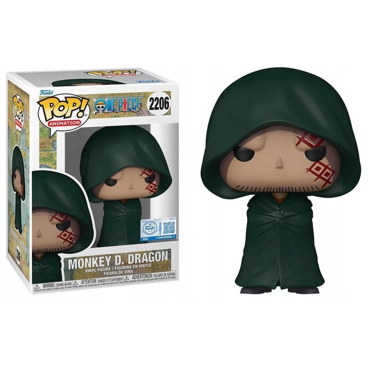 Funko Monkey D. Dragon 2206 One Piece figura, vinyl