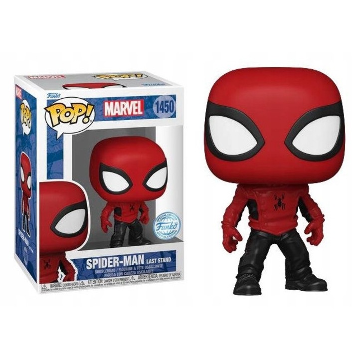 Figurina Funko POP! Spider-Man (Last Stand), 9cm, vinyl, bobble head