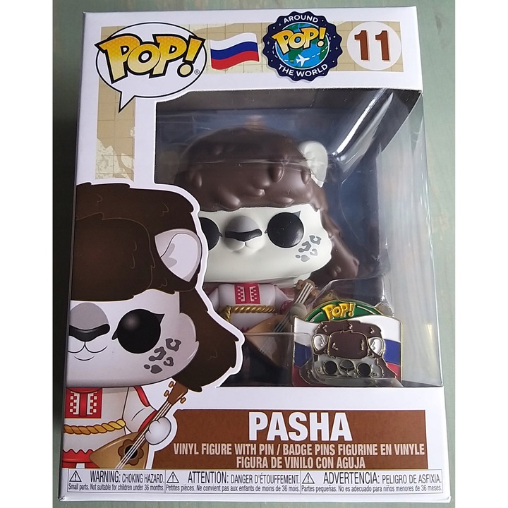Figurina colectibila Funko Pop! Pasha 11, 9cm, vinil, tematica Around the World