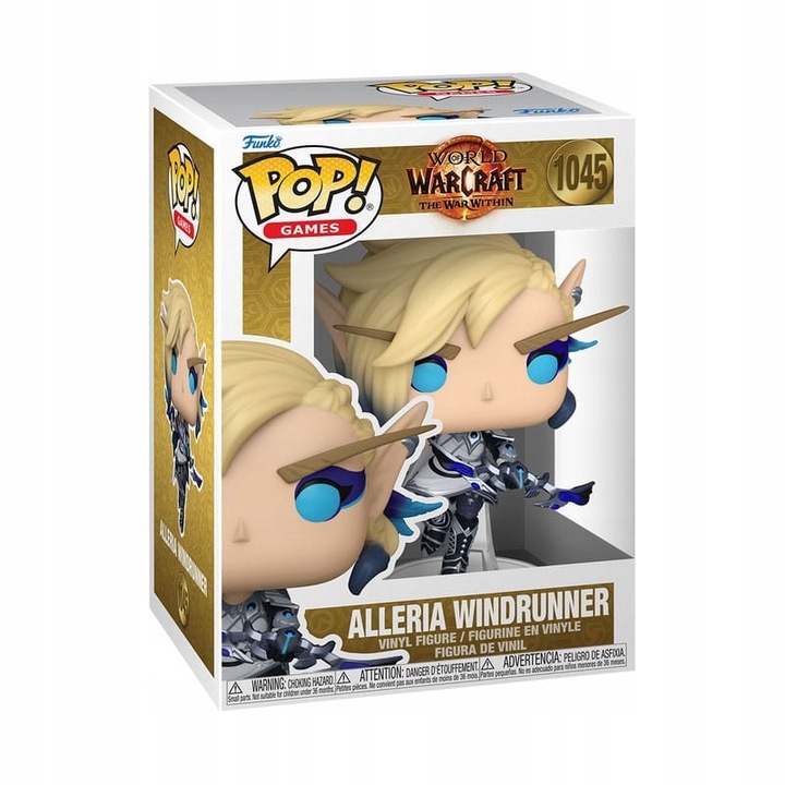 Funko POP World of Warcraft Alleria Windrunner figura, 10cm, többszínű, 16x11x9cm