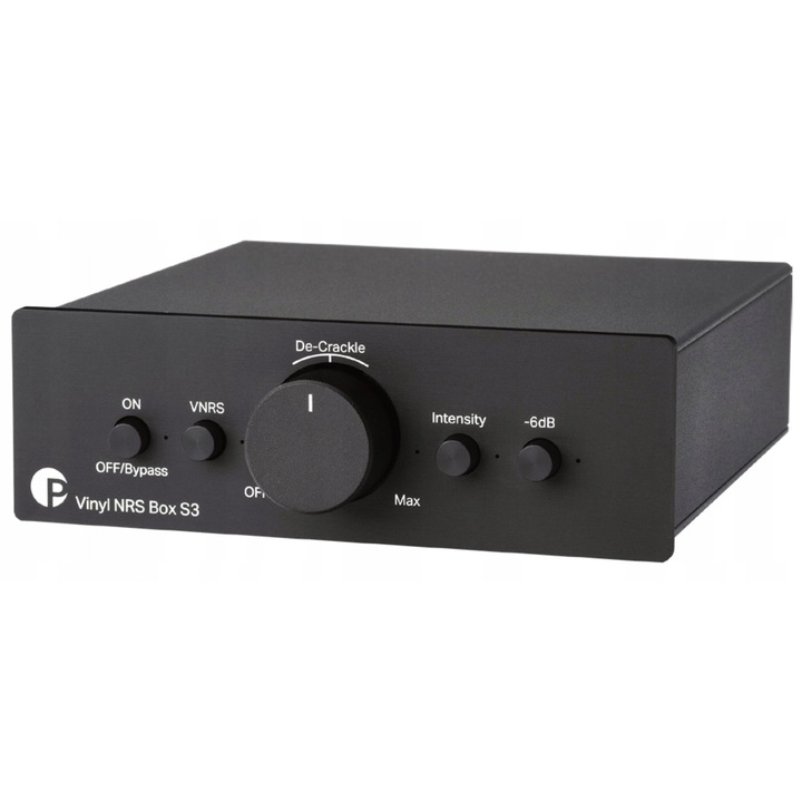 Pro-Ject Vinyl NRS Box S3 zajcsökkentő, De-Crackling, 96 kHz, 103x37x104mm, fekete