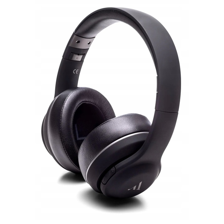 Argon Audio Soul3 vezeték nélküli fejhallgató, Bluetooth 5.0, 25 óra üzemidő, fekete