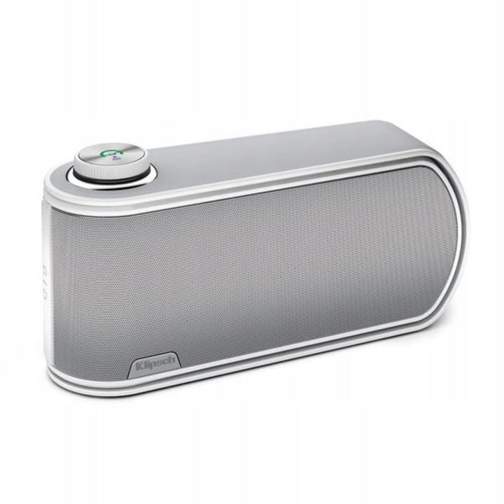 Sistem audio portabil Klipsch GiG, Bluetooth, 12 ore autonomie, alb