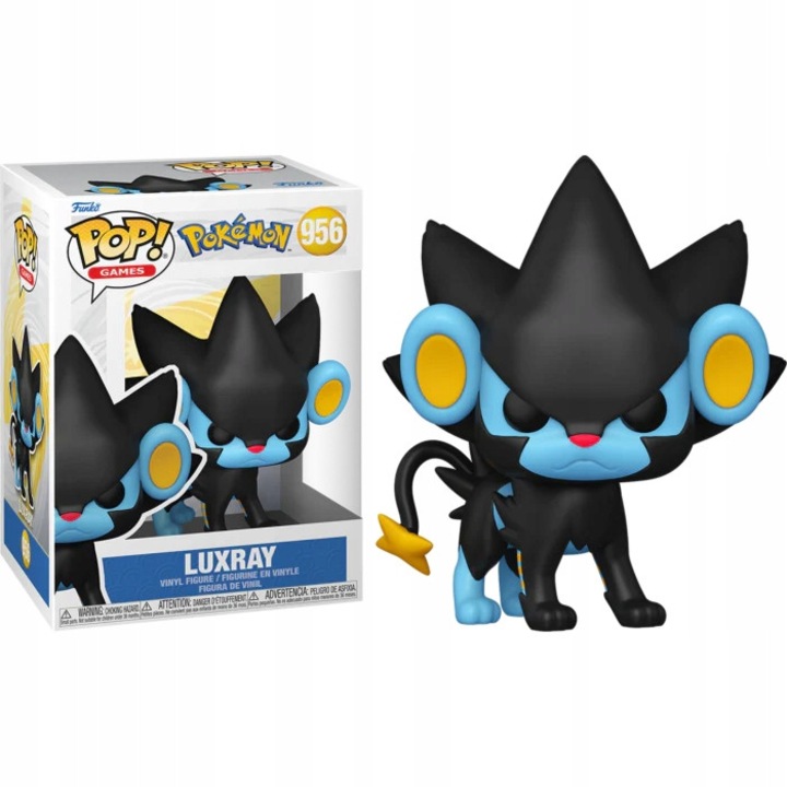 Funko Pop! Pokémon Luxray figura, 16x11.5x9cm, többszínű
