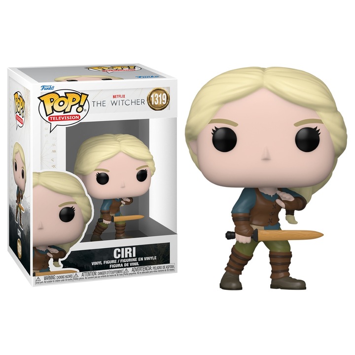 Figurina Funko Pop! Ciri The Witcher, multicolor, 10x15cm