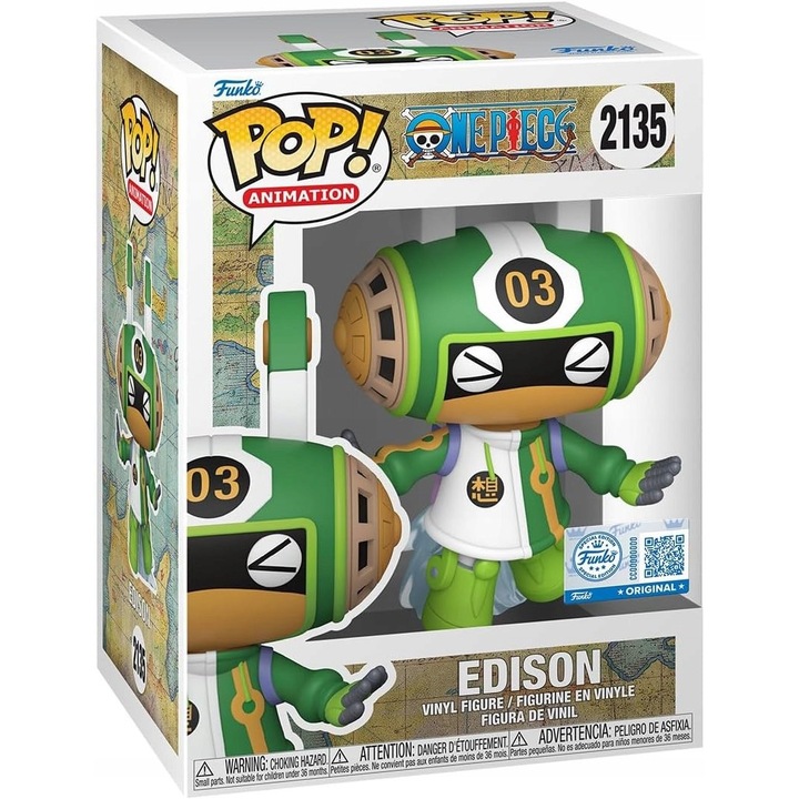 Funko Pop! One Piece figura, 9,5cm, vinil, gyűjthető készlet