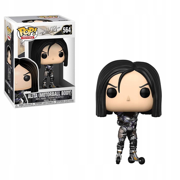 Funko POP! Alita Motorball 564 figura, 9cm, jellegzetes design, licencelt