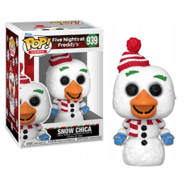 Funko Pop! figura! Snow Chica, Five Nights at Freddy's, bakelit, 10cm
