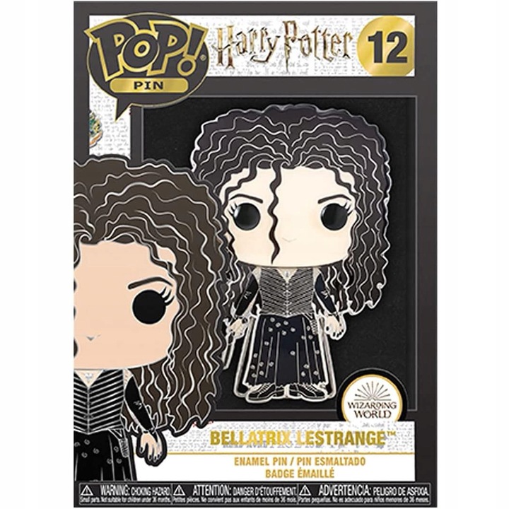 Bellatrix Lestrange figura, Harry Potter, Funko Pop, 12 cm
