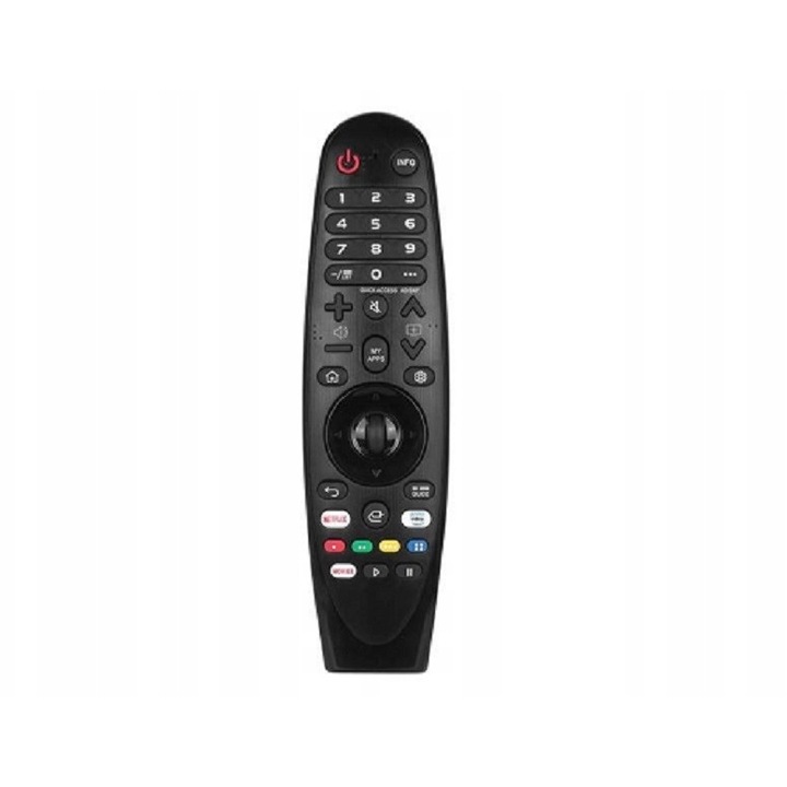 Дистанционно управление за LG MR20GA, съвместимо с телевизори LG, ергономичен дизайн, интуитивен контрол, черен цвят