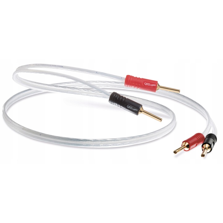 Cabluri difuzor QED XT25, 2 x 2.0m, 14 AWG, 2.5 mm2, cu conectori banana
