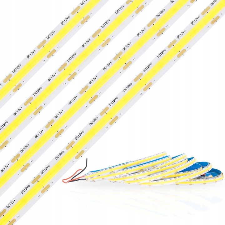 LED лента Lumiled 12V 250W 9600LED 6500K студено бяло 8мм 25м