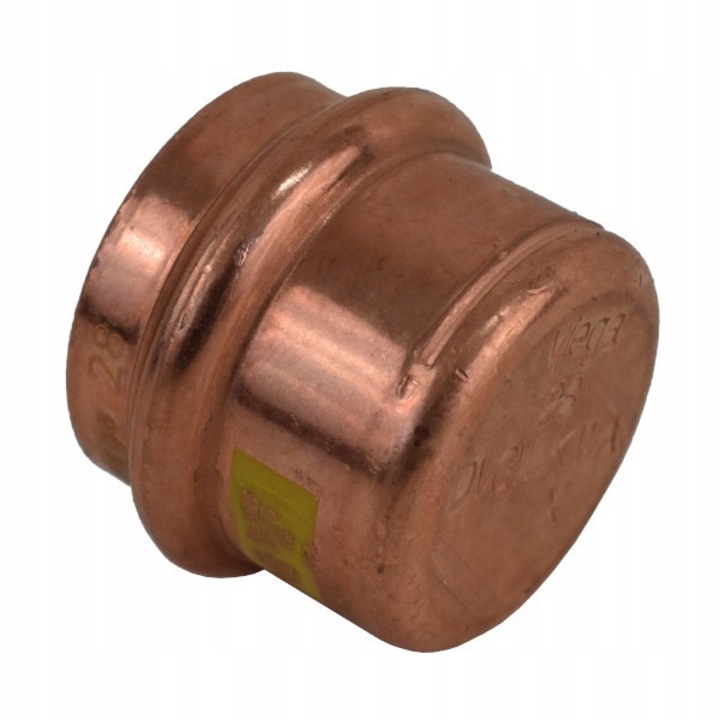 Viega réz kupak 22 mm, gázvezetékekhez, korrózióálló, 0,5 MPa