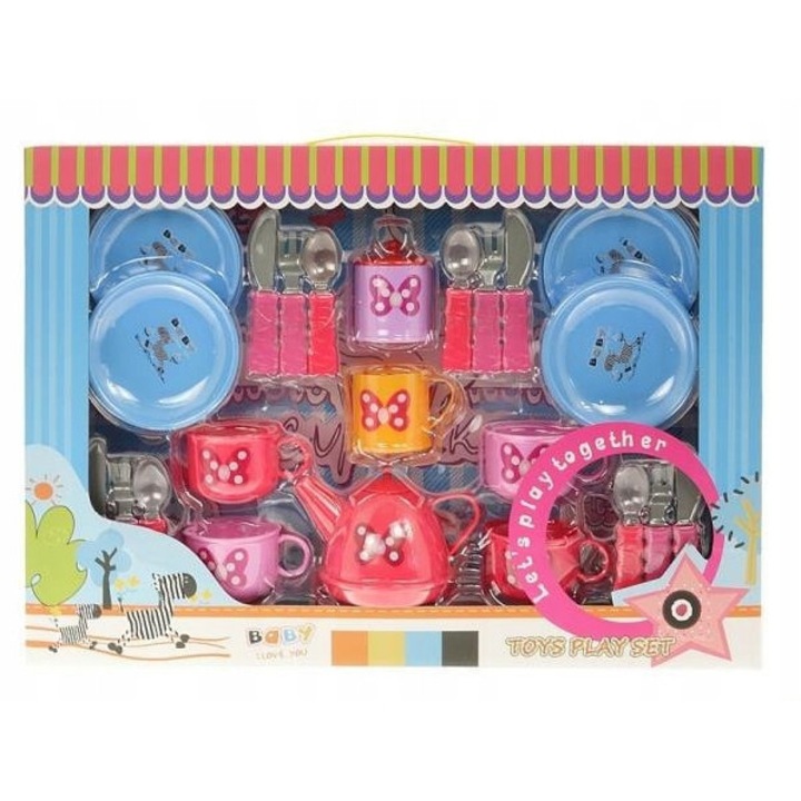 Set de jucarii de bucatarie Adar, 17 piese, multicolor, 47,5x41,5x10,5cm