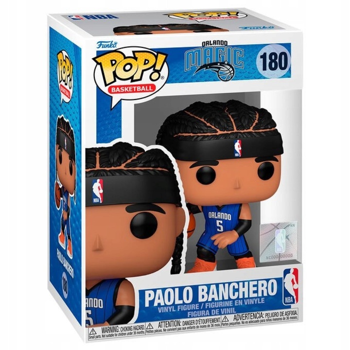 Funko POP! Paolo Banchero 180 Orlando Magic figura, 9cm, vinyl