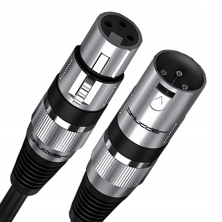 XLR - XLR kábel 10m Shudder, fém, flexibilis, rézmag, többszínű