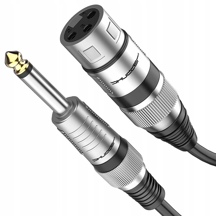 Cablul jack 6.3 mm mono - mufa XLR 7.5m Shudder