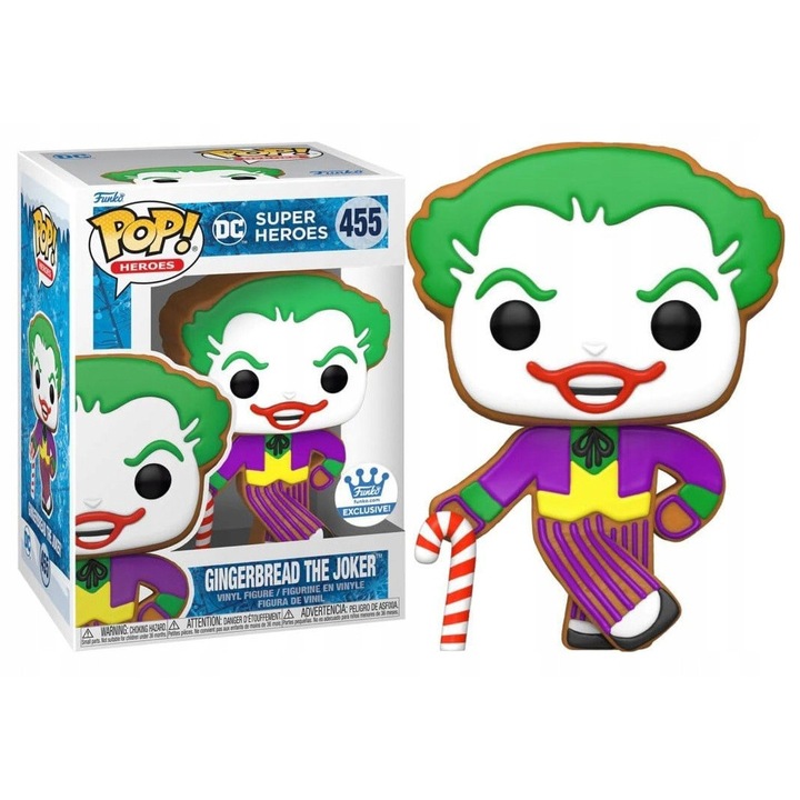 Funko Pop! Gingerbread The Joker 455 figura, DC Super Heroes, 9cm, exkluzív