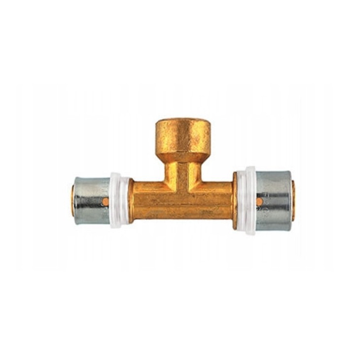 PEX T-idom 26x3/4, Herz, víz- és fűtési rendszerekhez, 26x3, 95C, 10bar