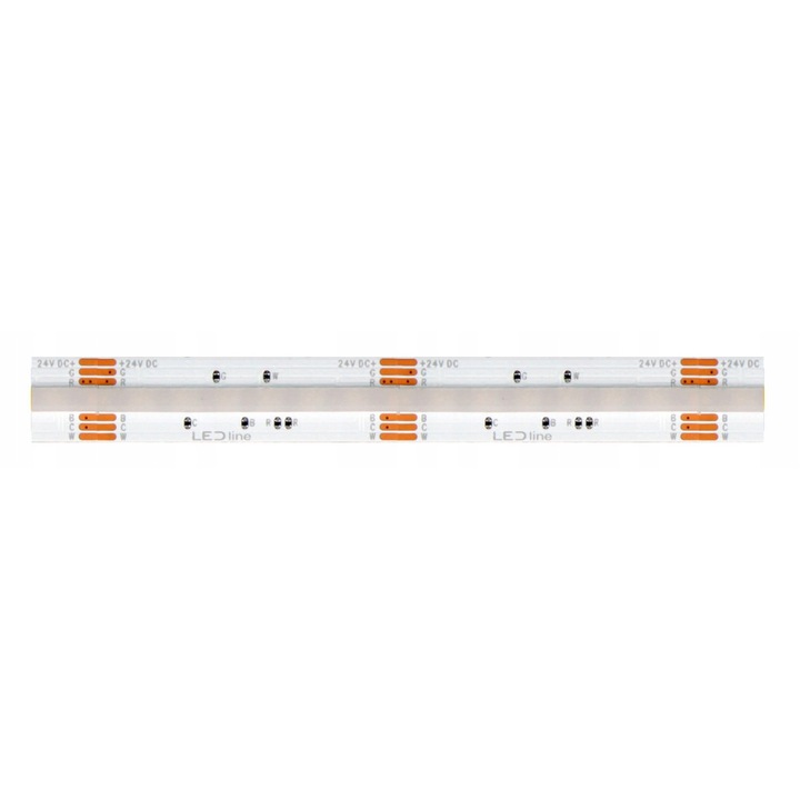 LED лента RGB+CCT 24V 18W 5m LEDLine, бяла, светлинна ефективност 80lm/W, CRI 90