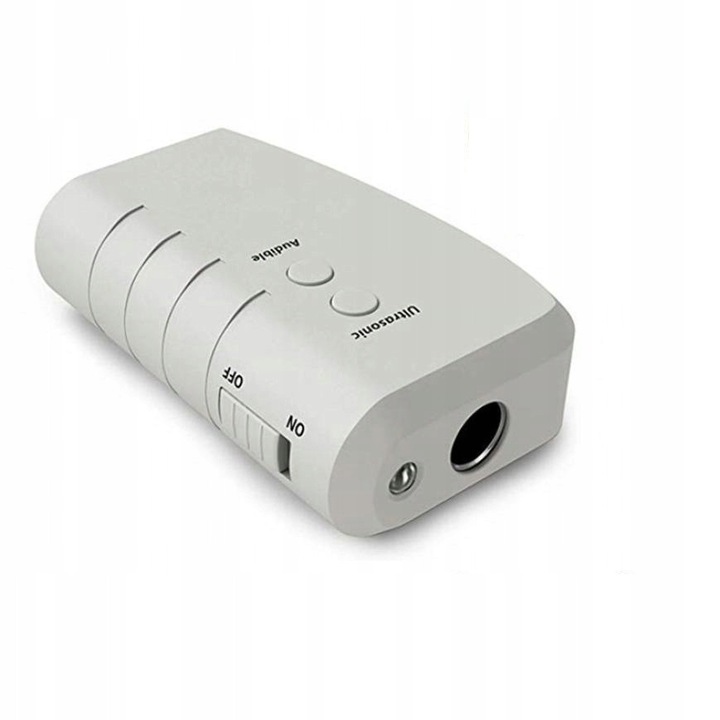 Aparat dresaj ultrasonic 3 in 1 pentru caini, echipament dresaj, 11x6.5x3.5cm, alb