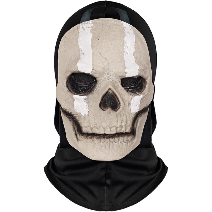 Masca pe fata schelet, Halloween, unisex, dimensiune universala