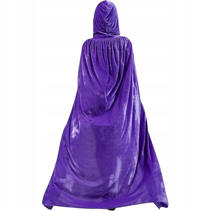 Pelerina vampir cu gluga, unisex, catifea, XXL