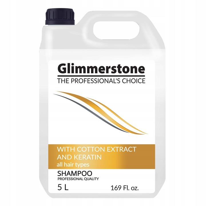 Хидратиращ шампоан за всеки тип коса, Glimmerstone, 5L, регенерация и хидратация, без парабени
