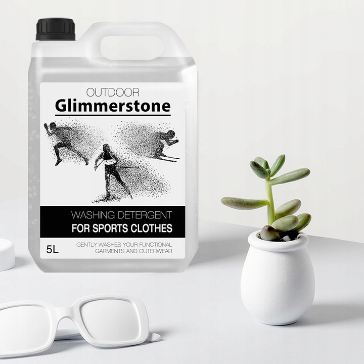 Glimmerstone sport mosószer, 5L, intenzív tisztítás, színvédelem, szageltávolítás