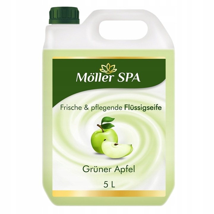 Sapun lichid Moller SPA, 5L, parfum de mar verde, hipoalergenic, pentru piele sensibila