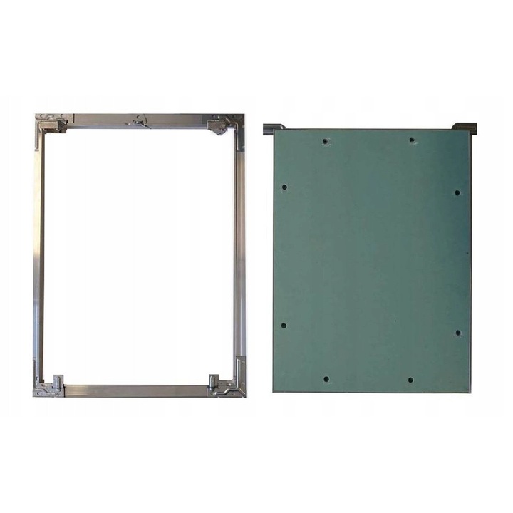 Klapa rewizyjna Plastline 20x30cm, aluminiu, rezistent la umiditate, cu 2 zamki