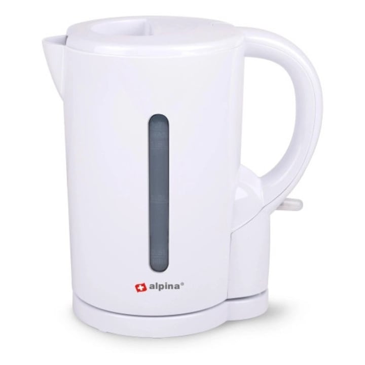 Fierbator electric Optimum 1,7L alb-negru