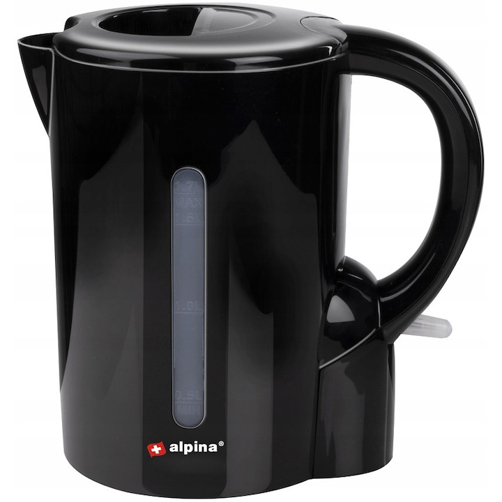 Fierbator electric ALPINA 1l 1000W, negru