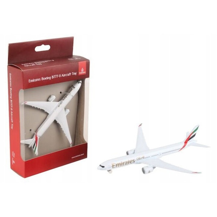 Model avion Daron Boeing 777 Emirates, 1/400, pentru copii