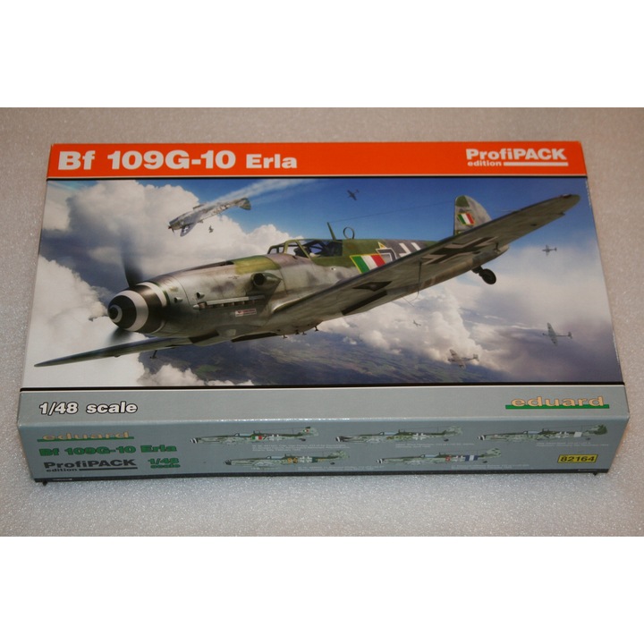 Aeromodel plastic Messerschmitt Bf 109G-10 Erla Gustaw, Eduard, 1/48, 4 piese