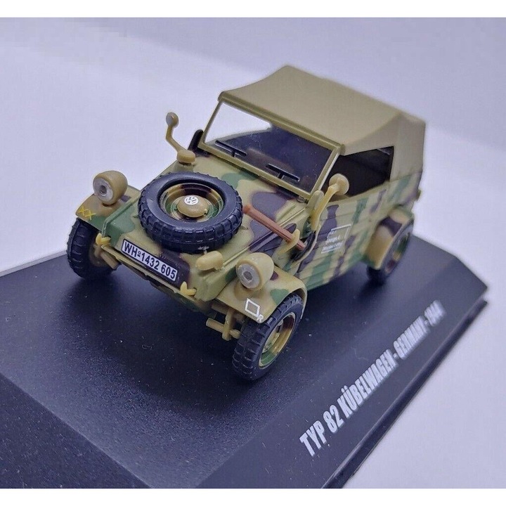 Figurina metalica Kubelwagen tip 82 Germania 1944, De Agostini, 1/43